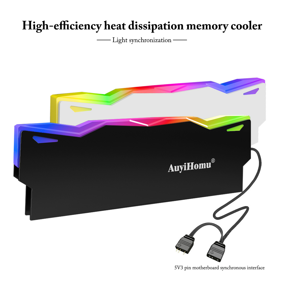 Ddr5 Rgb Ram - AuyiHomu RGB 히트싱크, 5V 3핀 ARGB