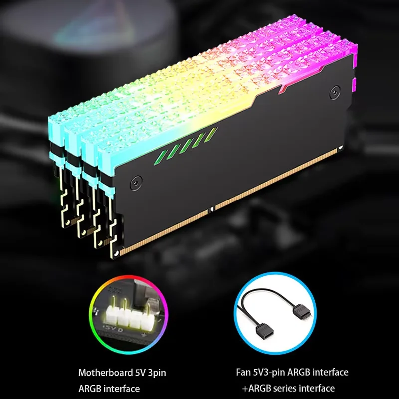 PC 메모리 히트싱크 RM-1 RAM 쿨링 베스트 5V - Ddr5 Rgb Ram 리뷰 및 가격