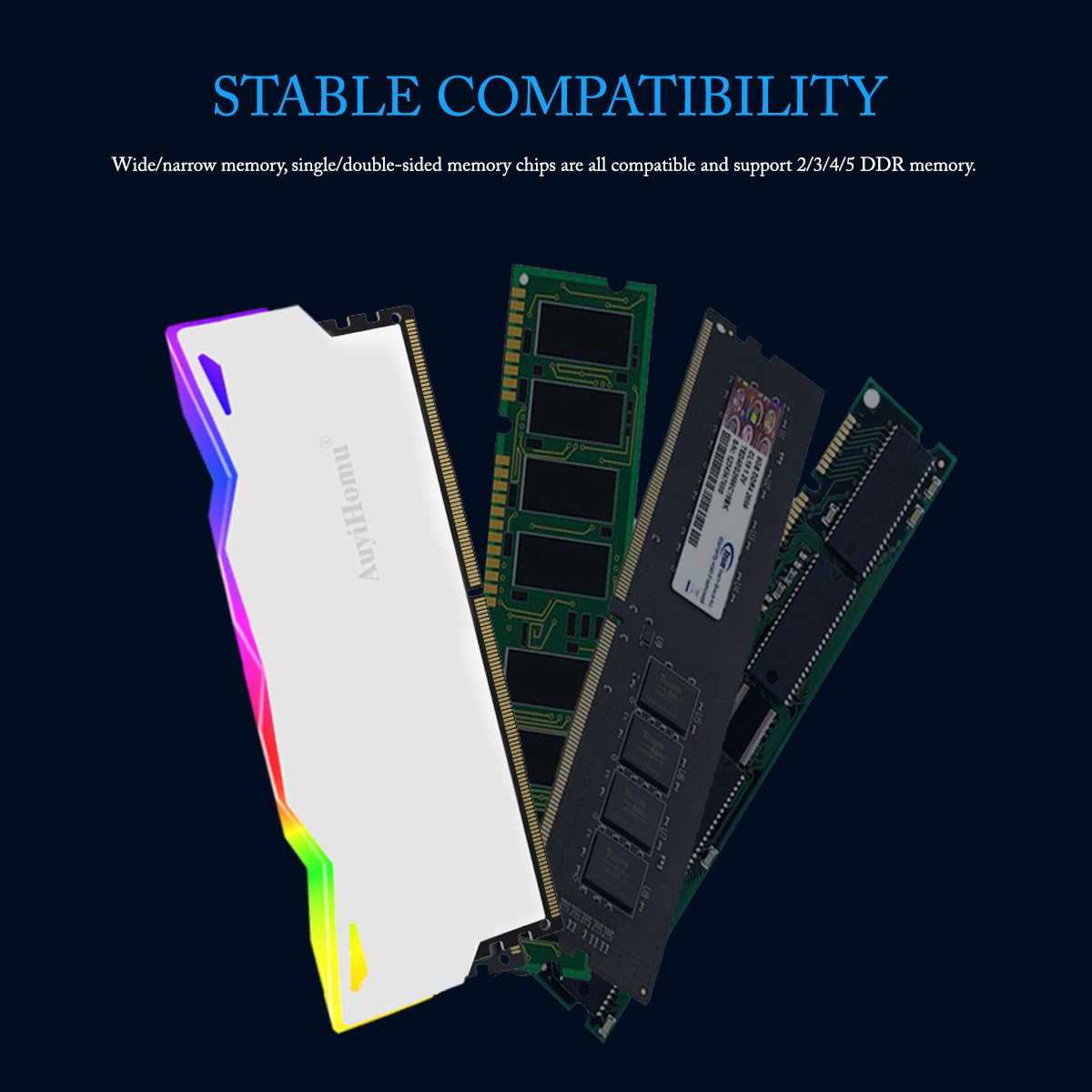 AuyiHomu RGB 히트싱크, 5V 3핀 ARGB  - Ddr5 Rgb Ram 리뷰 및 가격